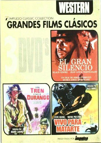 Foto Triple Packs Western 1 :El Gran Silencio+Un Tren Para Durango+Vivo Para Matarte [DVD]